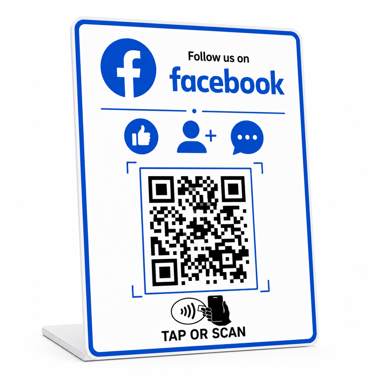 Facebook NFC Stand (QR) Facebook NFC Stand (QR)
