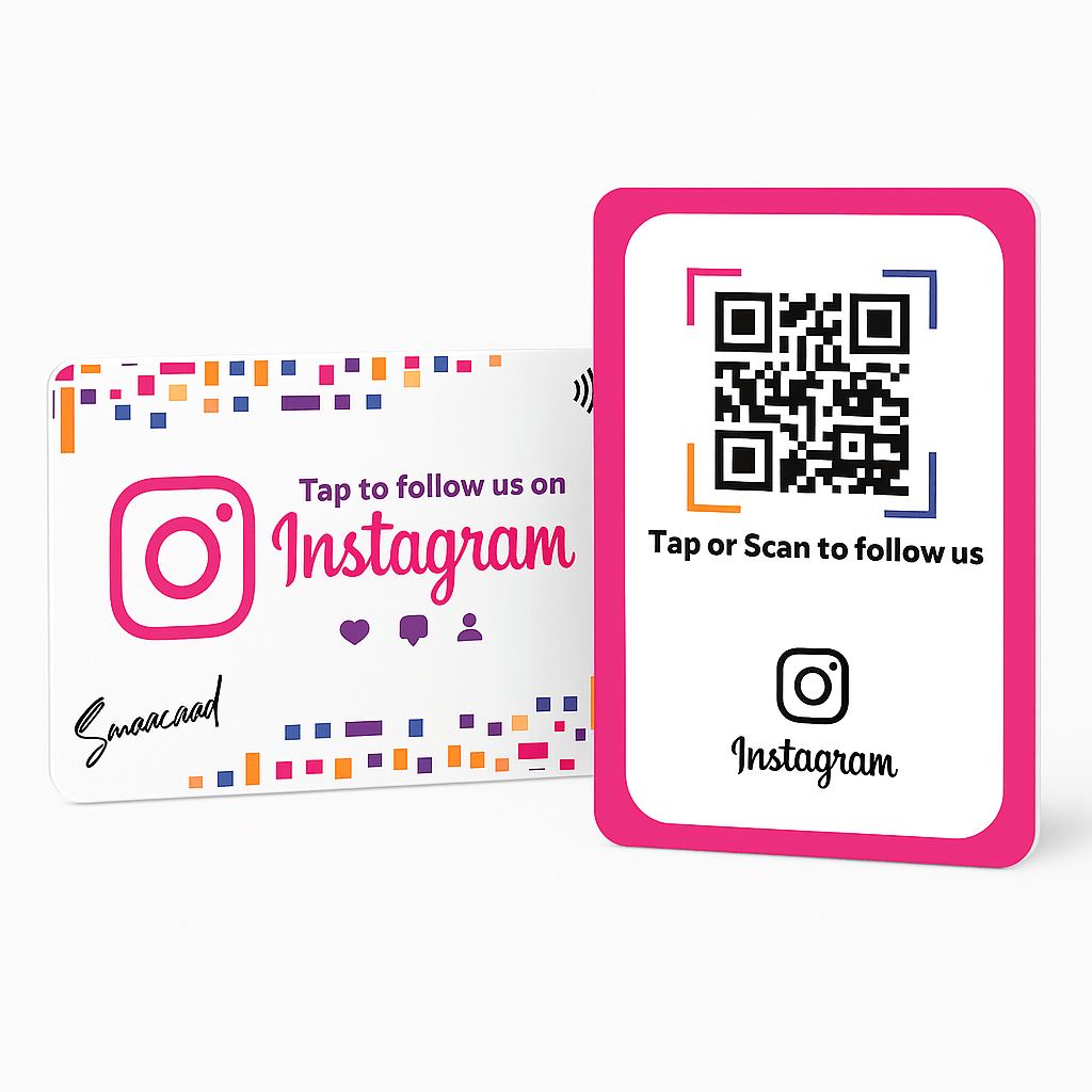 Instagram NFC Follow Card