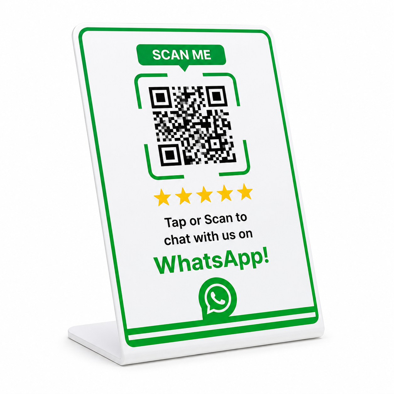 WhatsApp NFC Stand (QR) WhatsApp NFC Stand (QR)